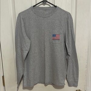 Gray Vineyard Vines Men's Long Sleeve Shirt